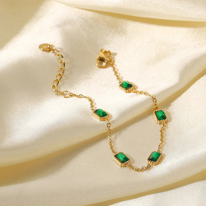 [Echo Fine]Erin Green Bracelet