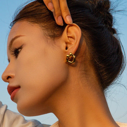 [Echo Fine]Odessa Gold Earrings