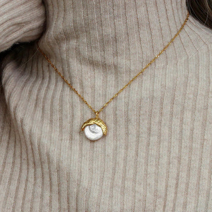 [Echo Fine]Kimberly Pearl Necklace