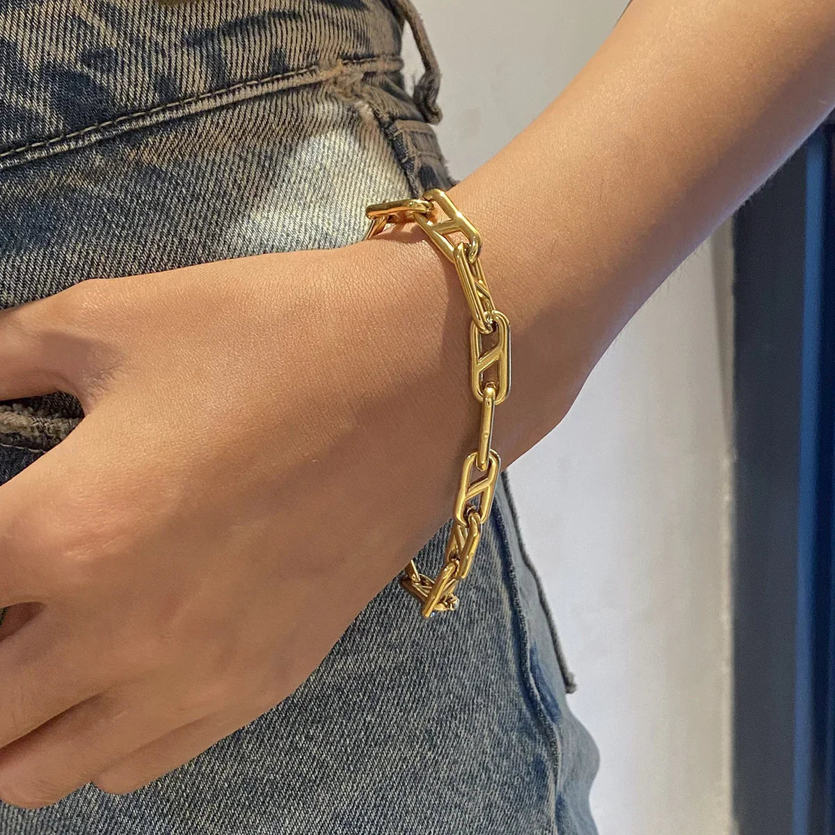 [Echo Fine]Melissa Gold Chain Bracelet