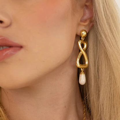 [Echo Fine]Kaylee Freshwater Pearl Earrings
