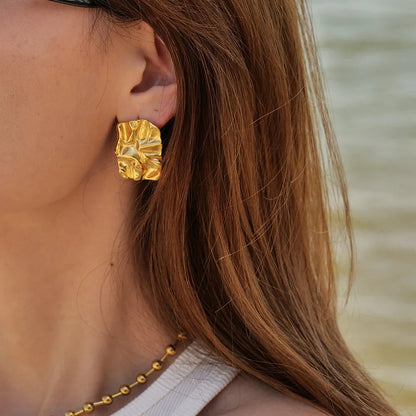 [Echo Fine]Kaia Gold Earrings