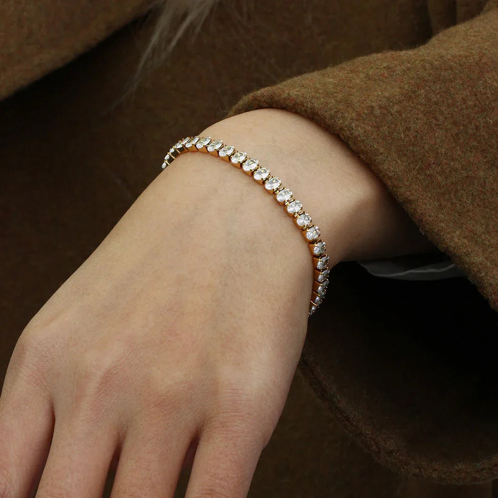 [Echo Fine]Wisteria Diamond Tennis Bracelet