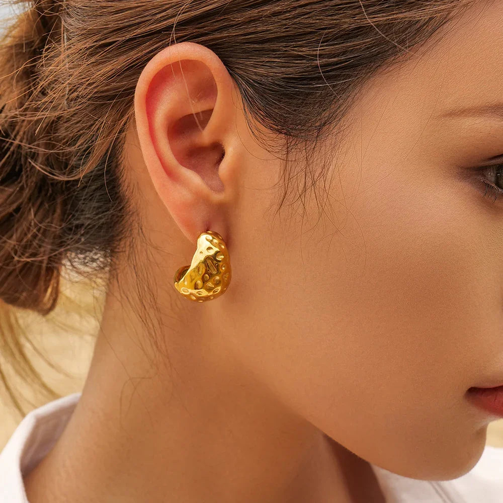 [Echo Fine]Eira Gold Earrings