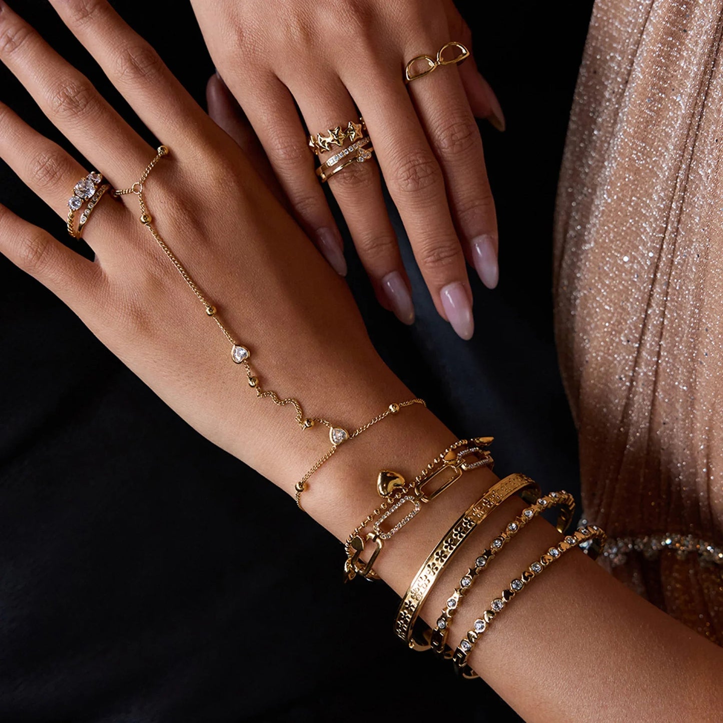 [Echo Fine]Winslow Gold Hand Chain