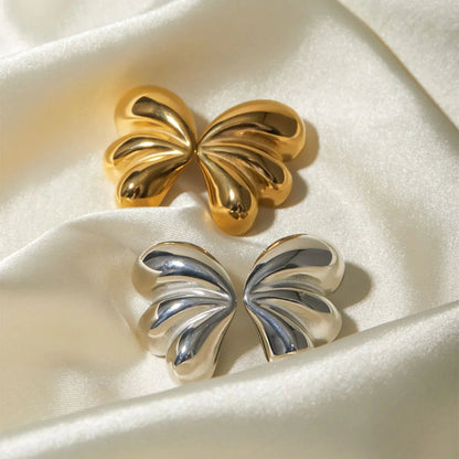 [Echo Fine]Liesel Gold Butterfly Earrings