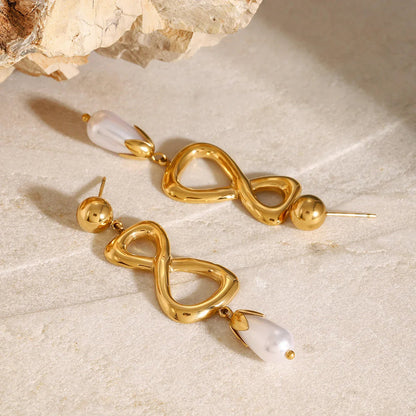 [Echo Fine]Kaylee Freshwater Pearl Earrings