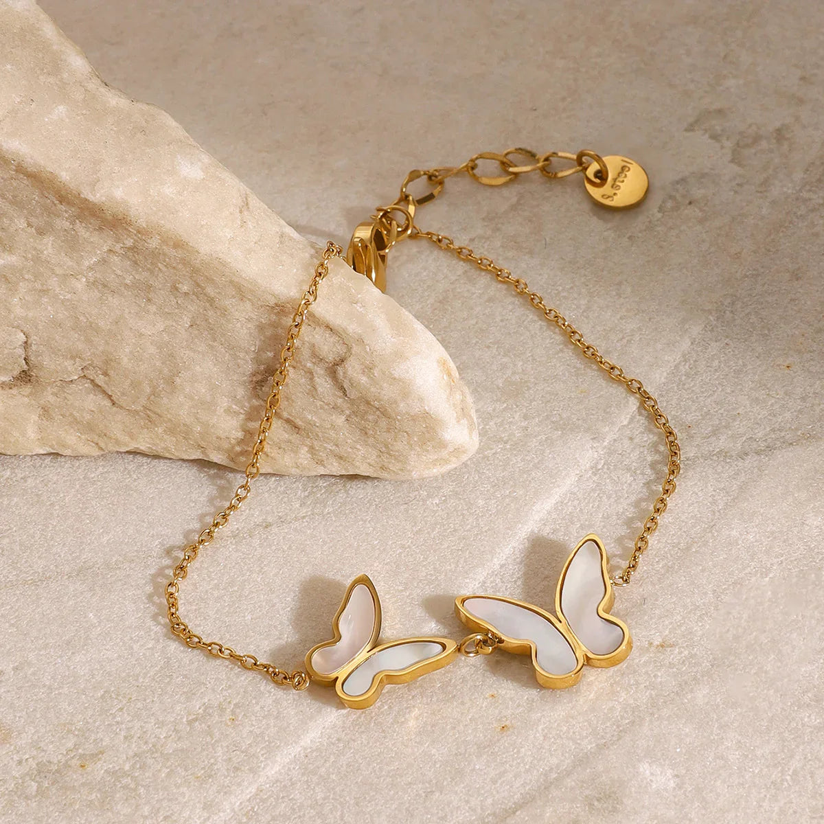 [Echo Fine]Blaire Butterfly Pearl Bracelet