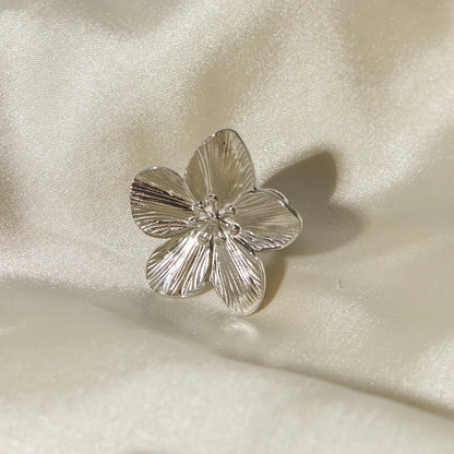 [Echo Fine]Alina Silver Petal Ring