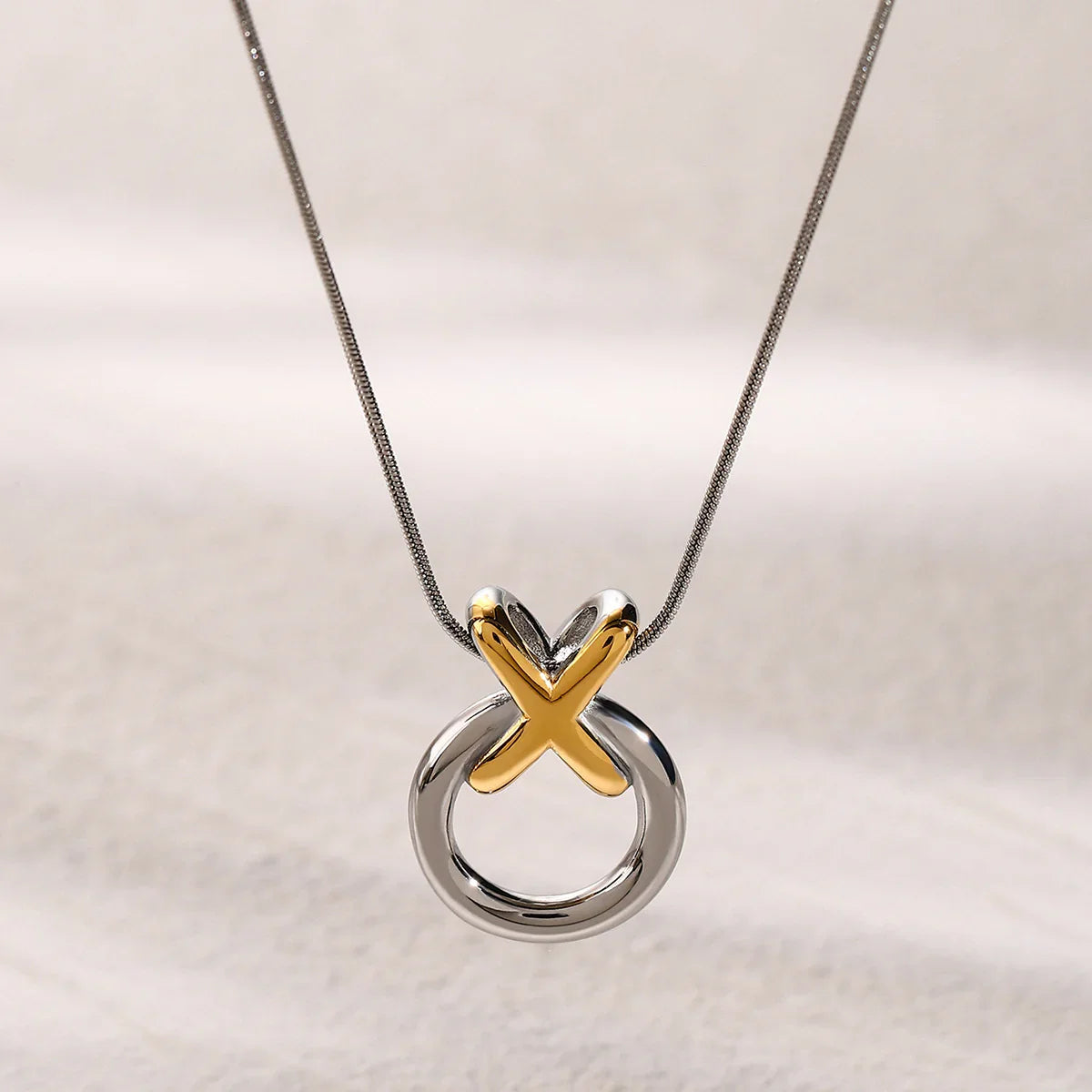 [Echo Fine]Mirabelle Ring Knot Necklace