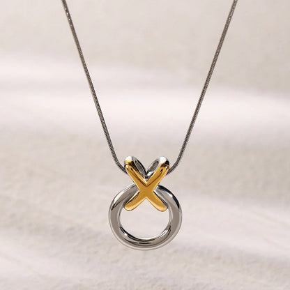 [Echo Fine]Mirabelle Ring Knot Necklace