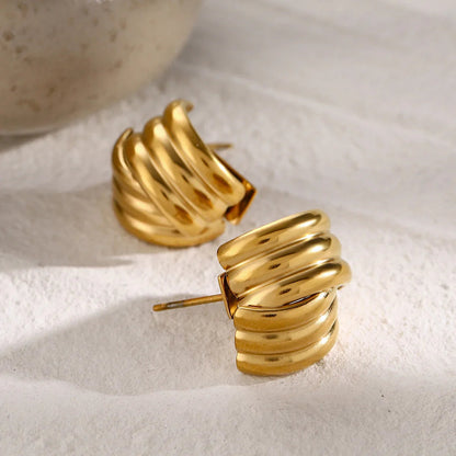 [Echo Fine]Avalon Gold Earrings