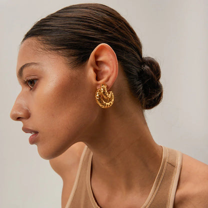[Echo Fine]Alma Gold Earrings