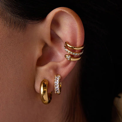 [Echo Fine]Orielle Staple Gold Earrings Bundle
