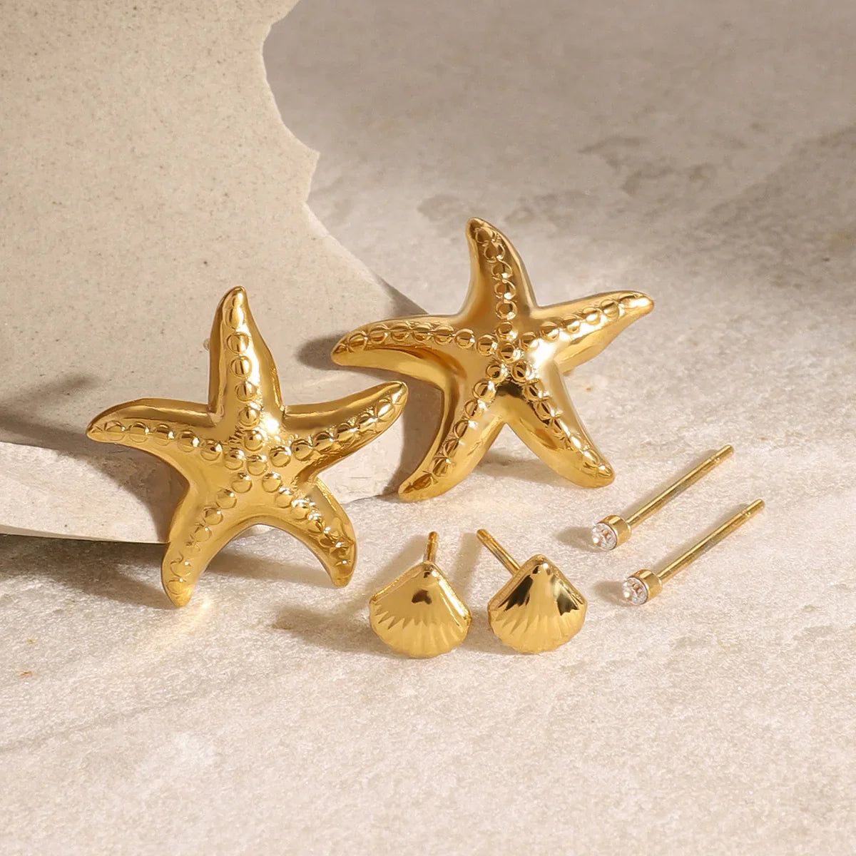 [Echo Fine]Arielle Ocean-Inspired Earring Bundle