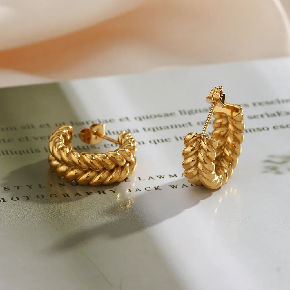 [Echo Fine]Arabella Braid Earrings
