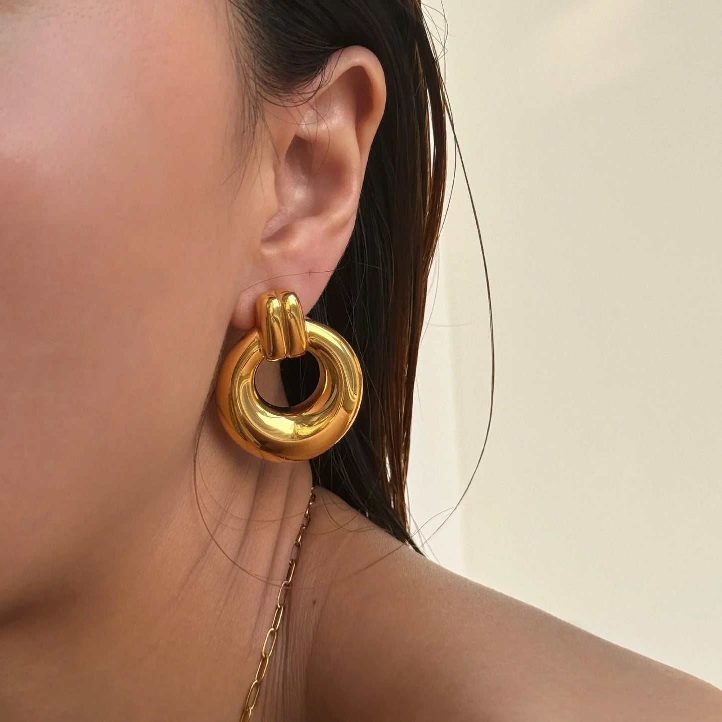 [Echo Fine]Lynora Gold Earrings