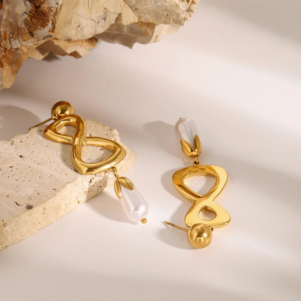 [Echo Fine]Kaylee Freshwater Pearl Earrings