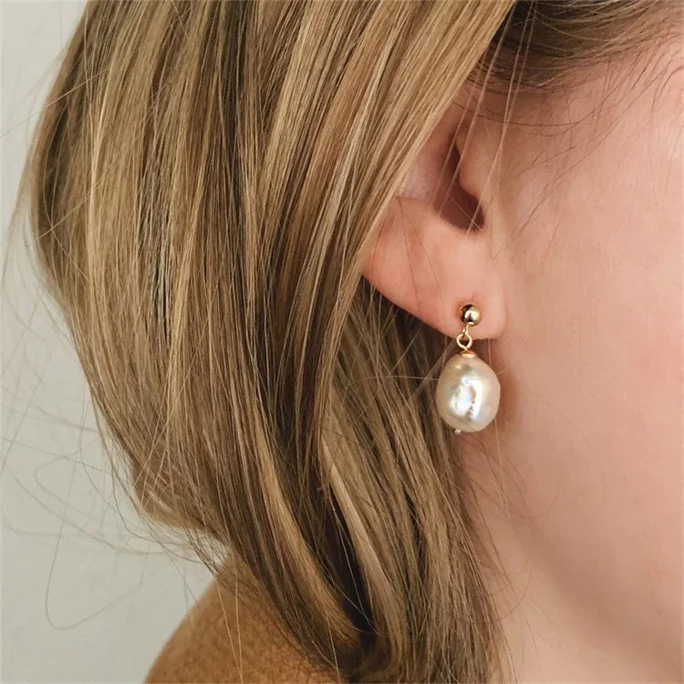 [Echo Fine]Gloria Freshwater Pearl Earrings
