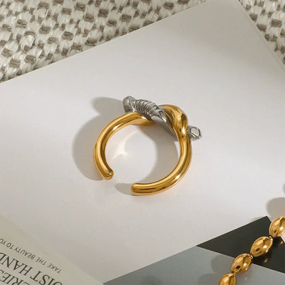 [Echo Fine]Trinity Twisted Nail Ring