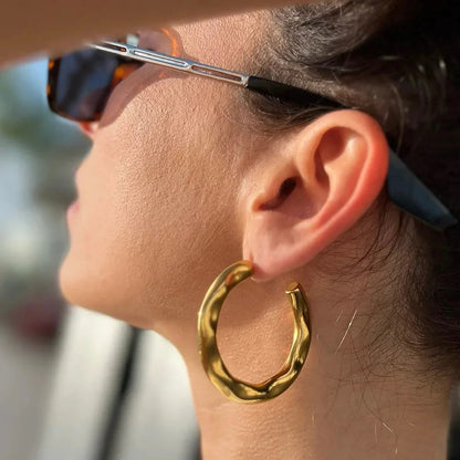 [Echo Fine]Riley Gold Earrings