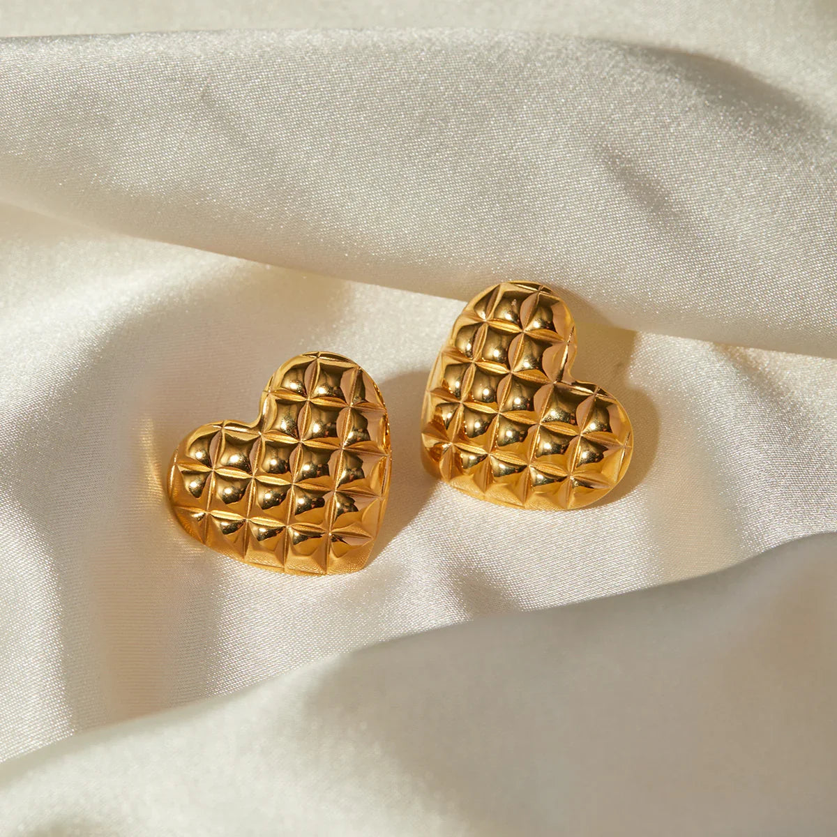 [Echo Fine]Irina Gold Heart Earrings