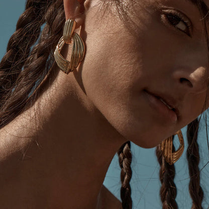 [Echo Fine]Selma Gold Knot Earrings