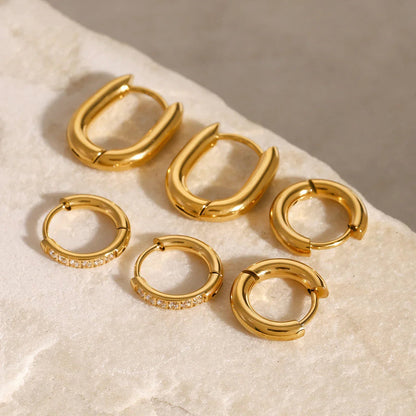 [Echo Fine]Florielle Staple Hoops Bundle