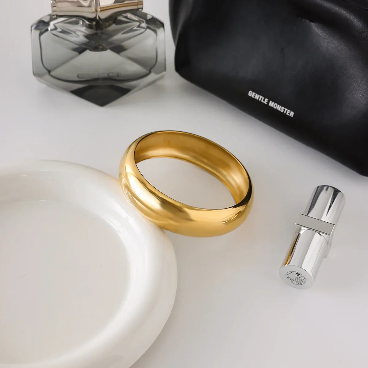[Echo Fine]Maelis Smooth Gold Bangle