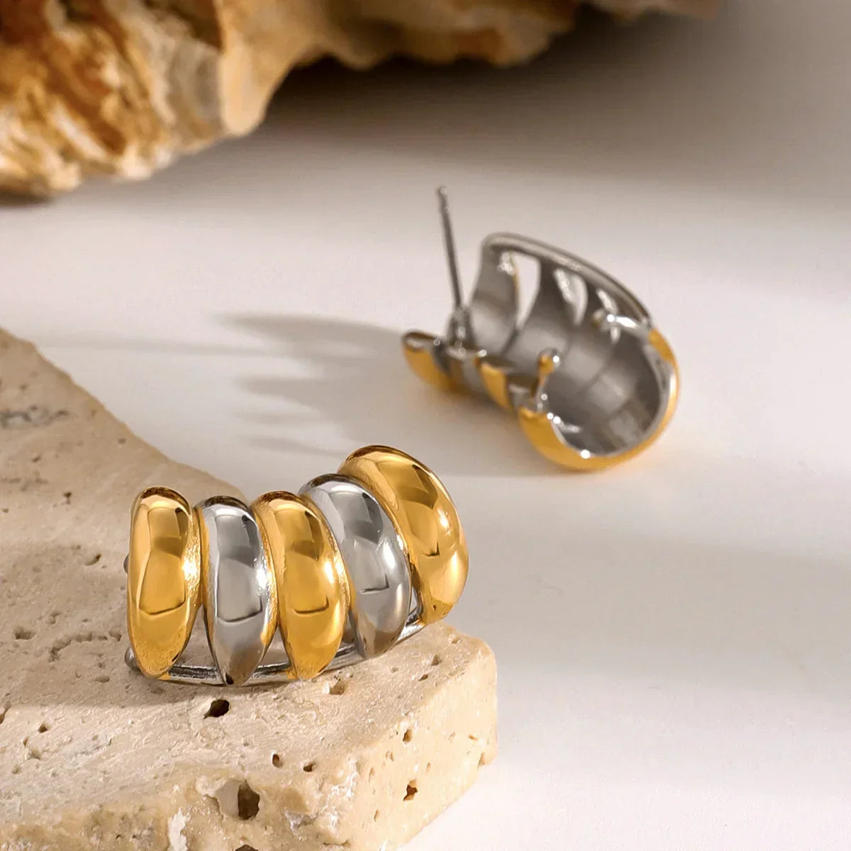 [Echo Fine]Beatrix Gold Earrings