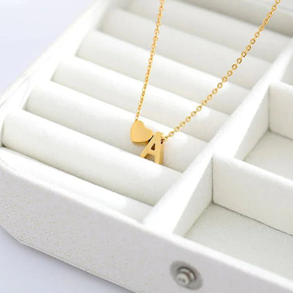 [Echo Fine]Ria Initial Letter Gold Necklace