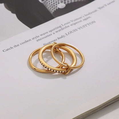 [Echo Fine]Divine Diamond Ring Stack