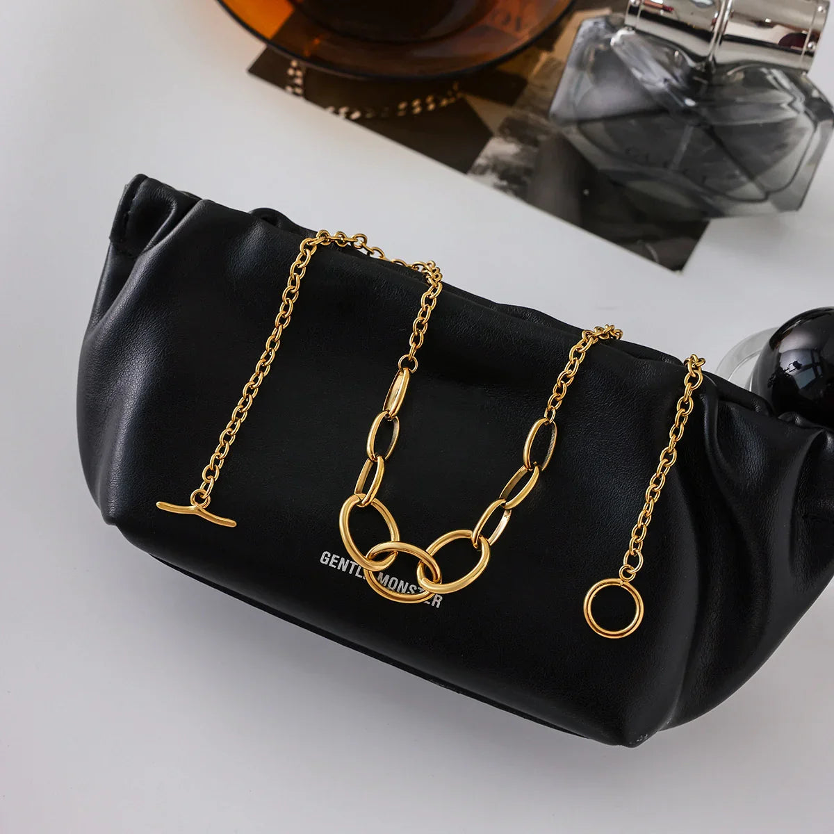 [Echo Fine]Renelle Gold Chain Necklace
