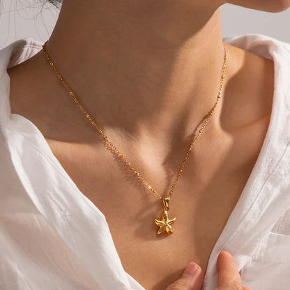 [Echo Fine]Emmie Gold Starfish Pendant
