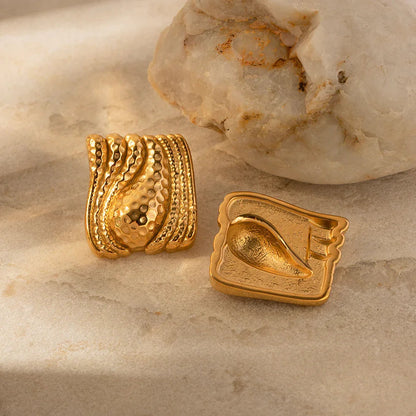 [Echo Fine]Marigold Gold Earrings