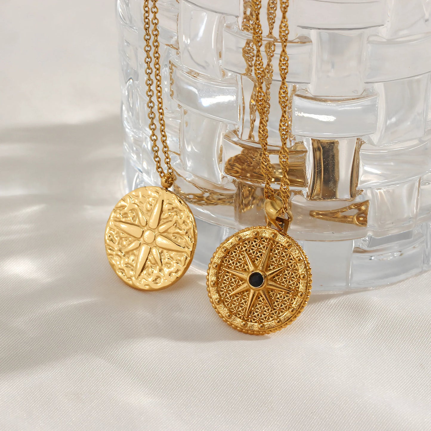 [Echo Fine]Ellie Compass Necklace