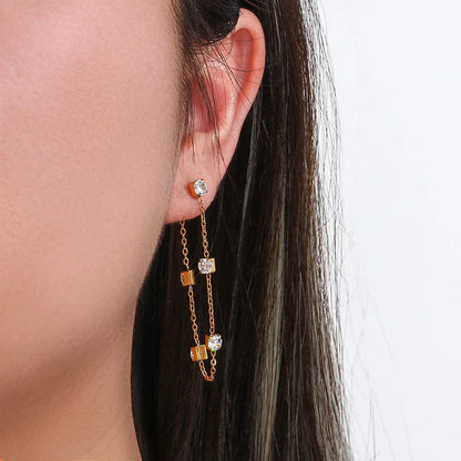 [Echo Fine]Iris Diamond Earrings