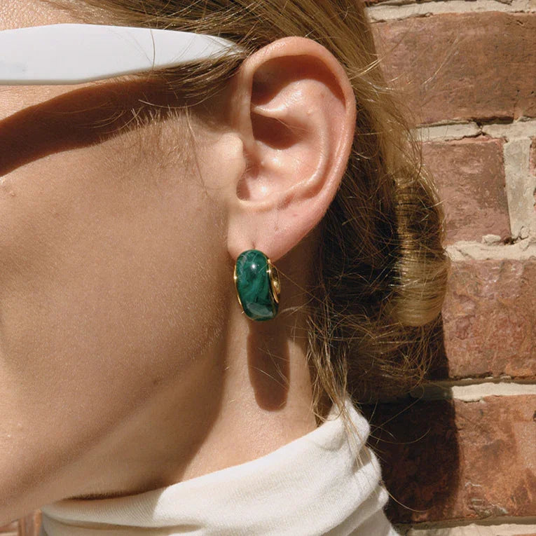 [Echo Fine]Lexi Chunky Enamel Hoops