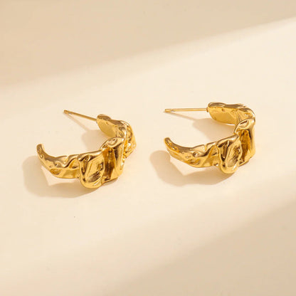 [Echo Fine]Ashley Gold Earrings