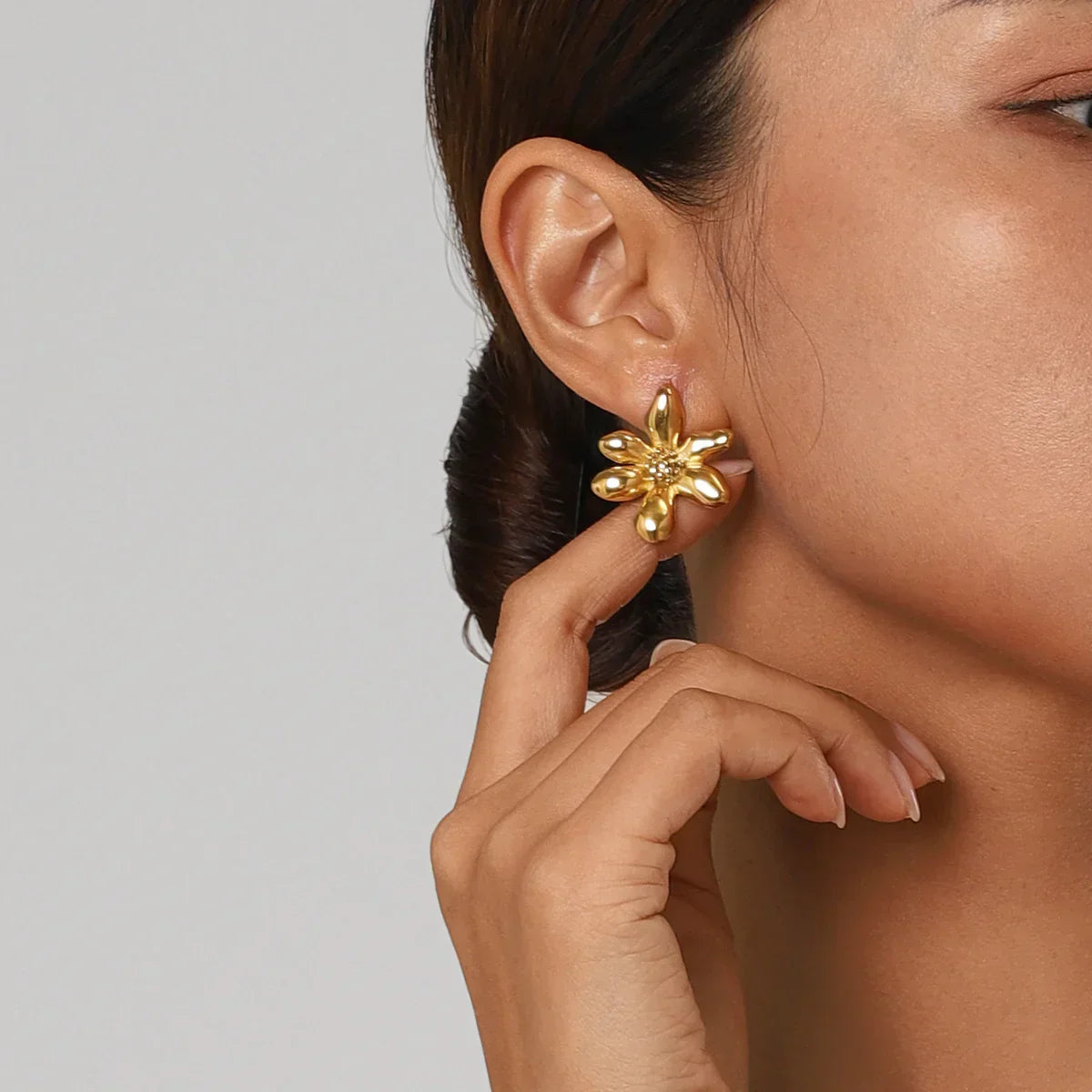 [Echo Fine]Cadence Gold Earrings
