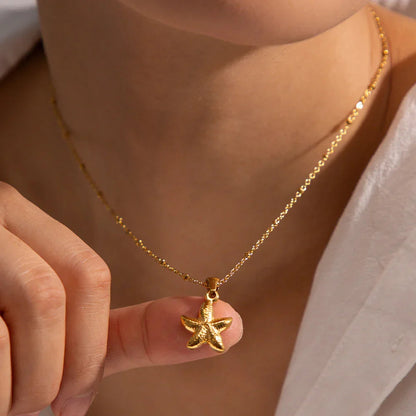 [Echo Fine]Emmie Gold Starfish Pendant