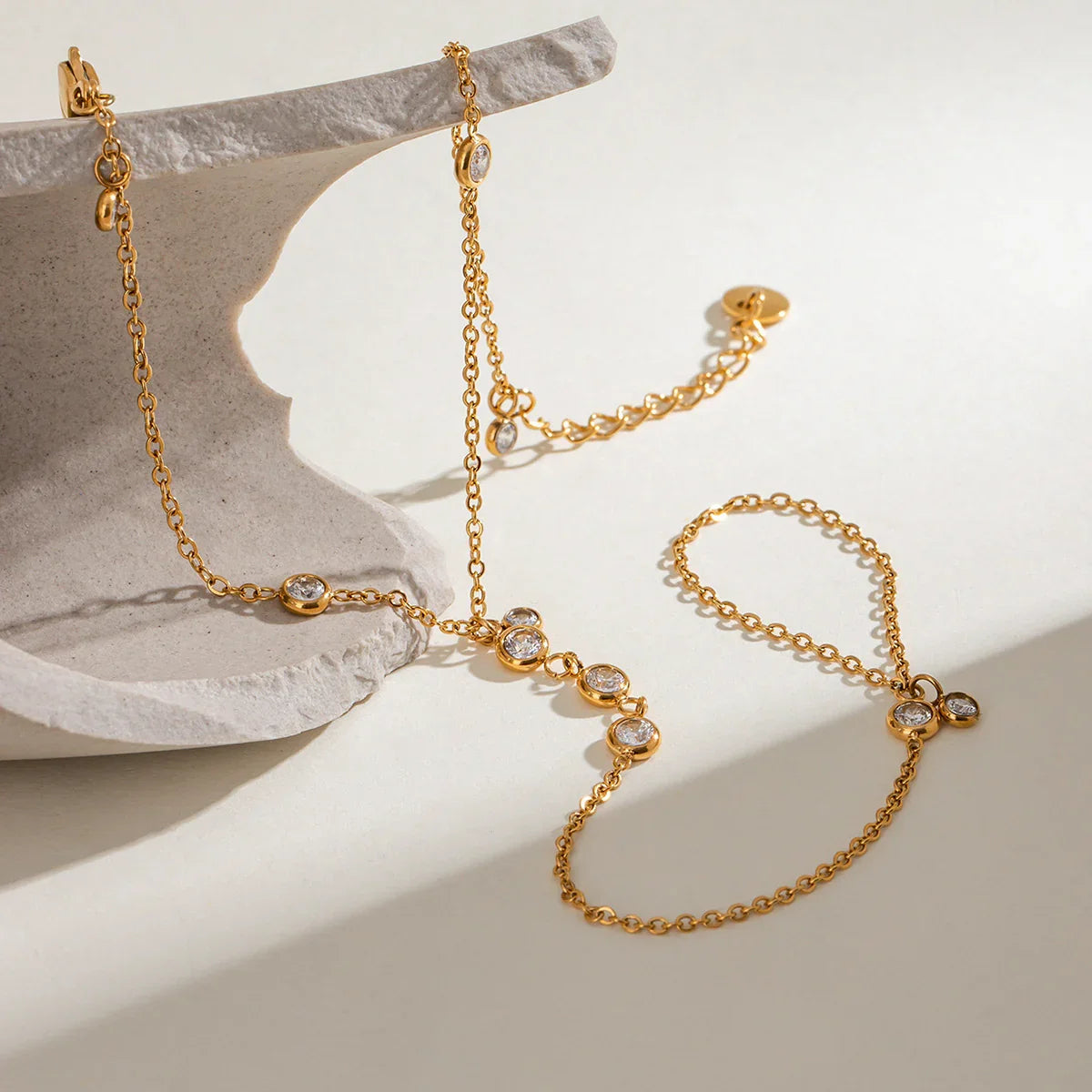 [Echo Fine]Elina Diamond Hand Chain