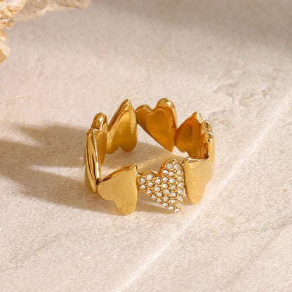 [Echo Fine]Ciel Diamond Hearts Ring