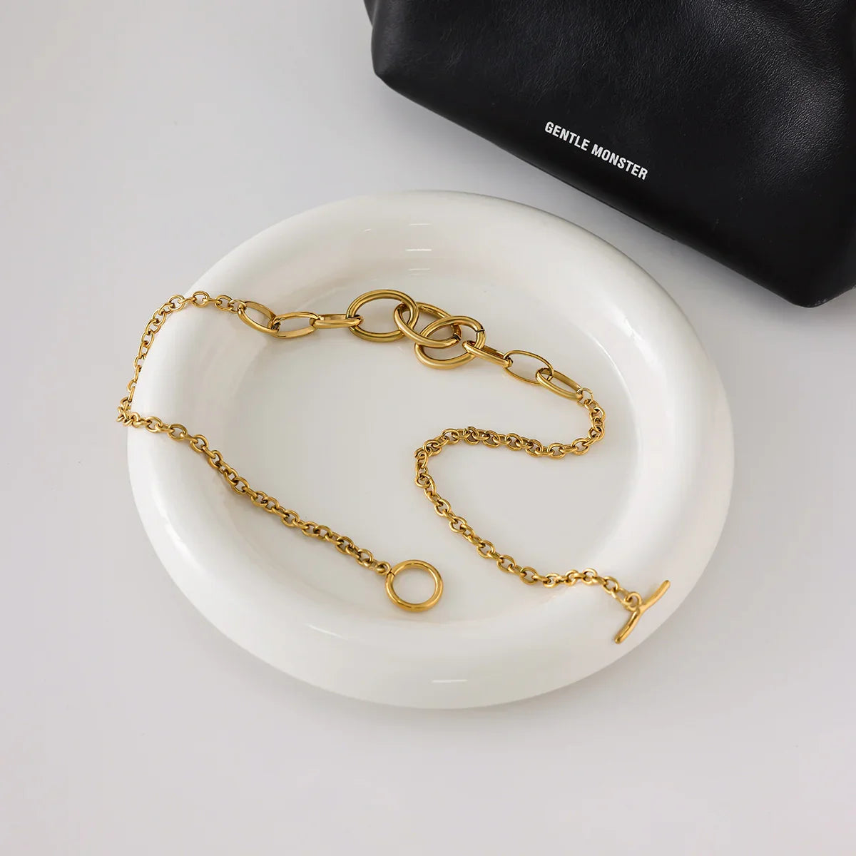 [Echo Fine]Renelle Gold Chain Necklace
