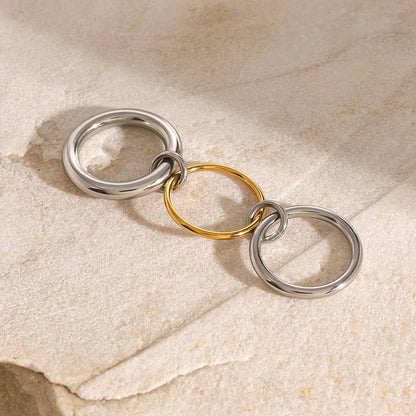 [Echo Fine]Canaria Stacked Ring