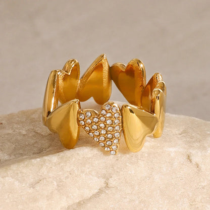 [Echo Fine]Ciel Diamond Hearts Ring