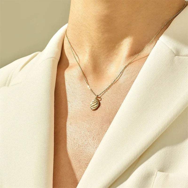 [Echo Fine]Linda Gold Croissant Necklace