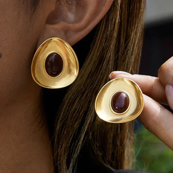 [Echo Fine]Orissa Gold Enamel Earrings