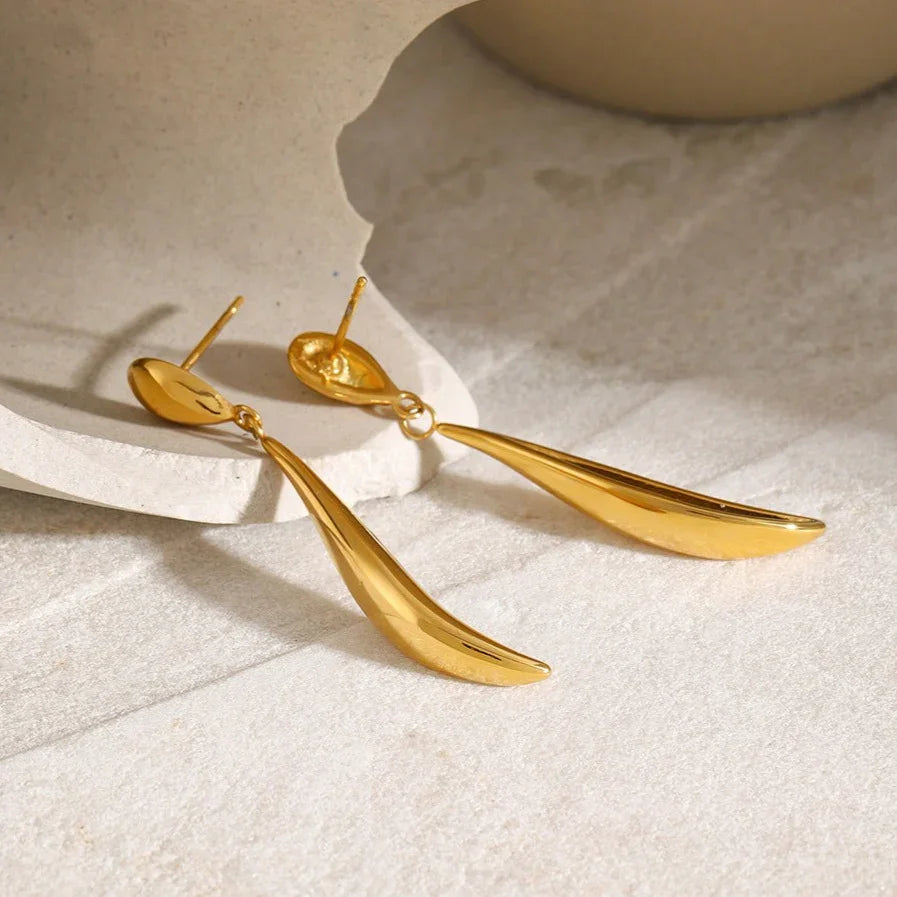 [Echo Fine]Aspen Gold Earrings