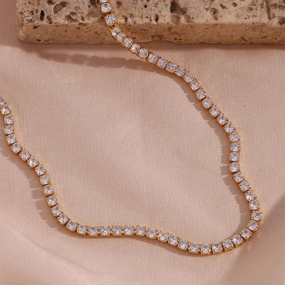 [Echo Fine]Isolde Diamond Tennis Necklace